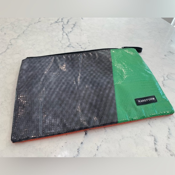 Rareform Handbags - Rareform Charlie pouch - Grey/green/orange